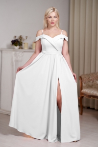 Вечернее платье<br>KR 1005 lux молочный