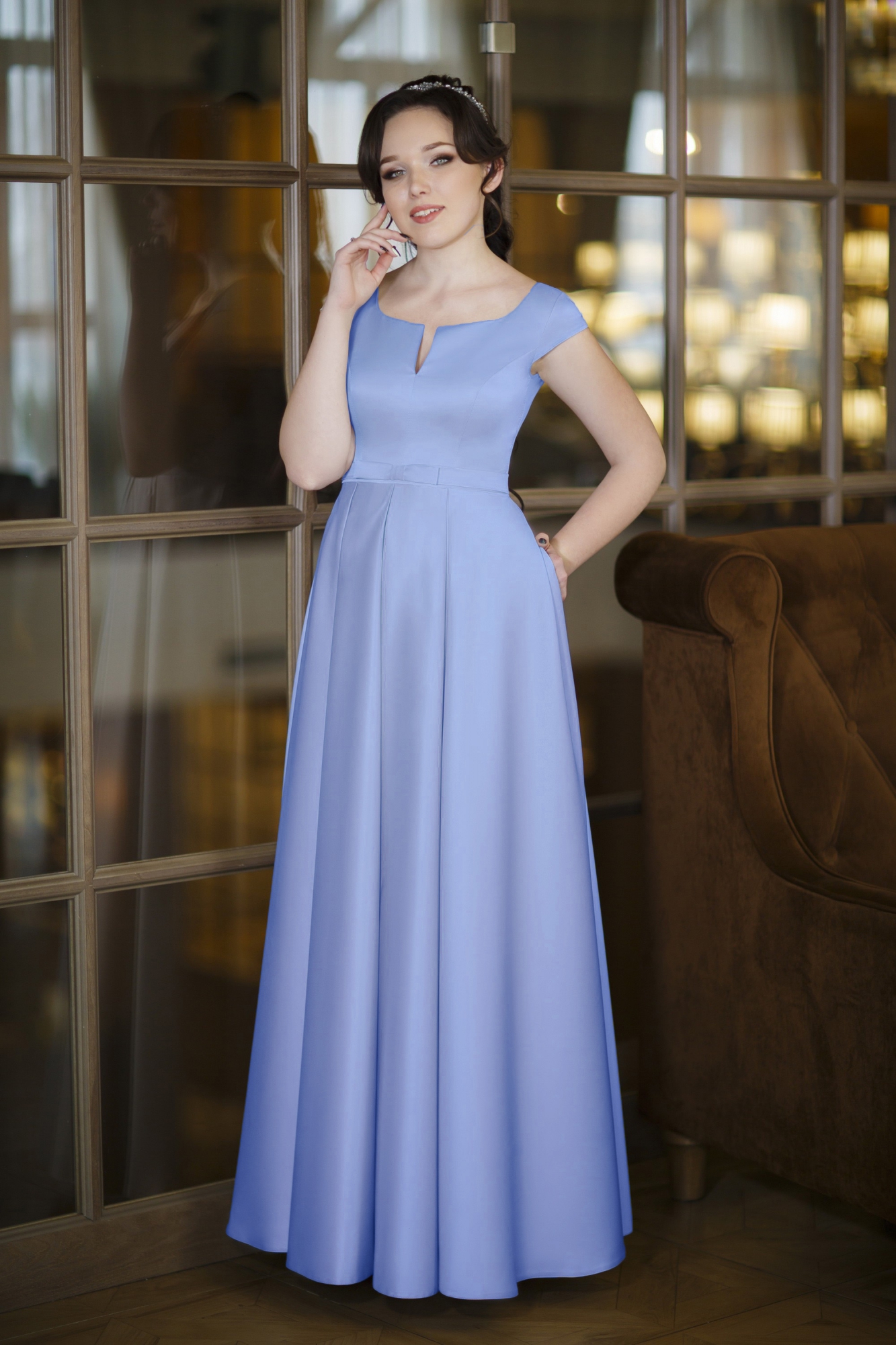Вечернее платье KR 2022 голубой